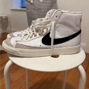 Nike blazer White and black High-Tops men